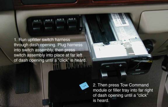 2010 Ford f350 upfitter switches
